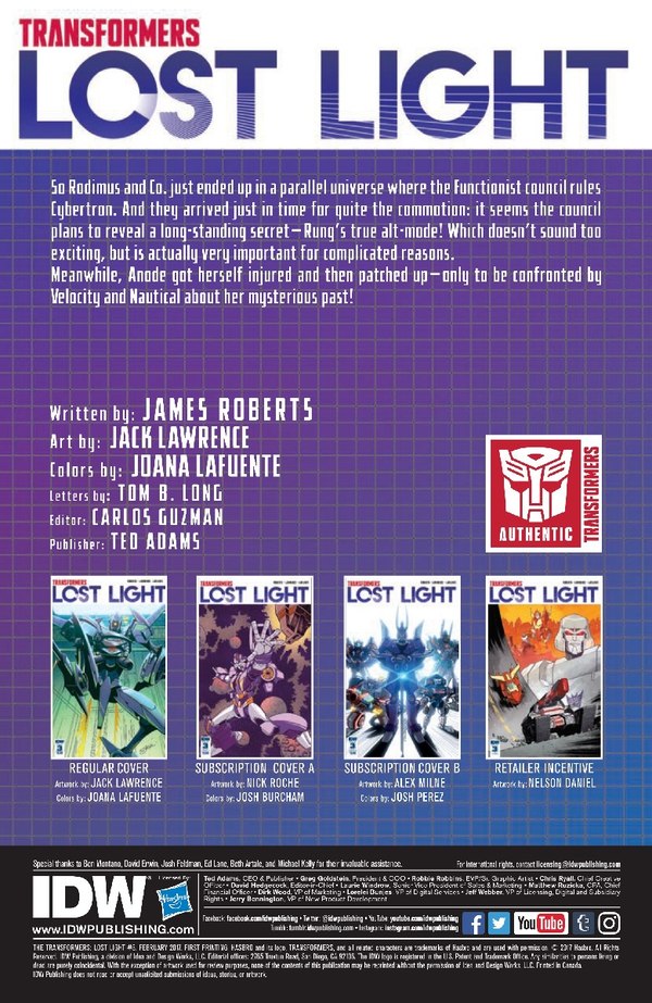 Transformers Lost Light Issue 3 Full IDW Comics Preview  (2 of 7)